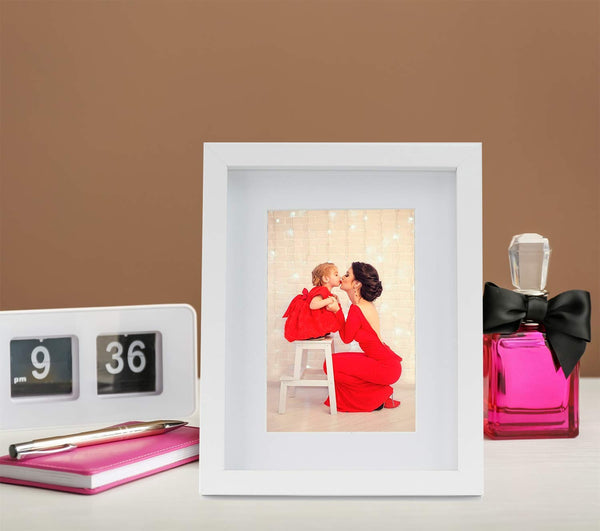 Black 50x70cm Boxed Picture Frames Set of 3 with Mounts for 40x60cm, 70x50cm poster frame with Acid Free mount for 40x60cm photo (Black 3Pack)