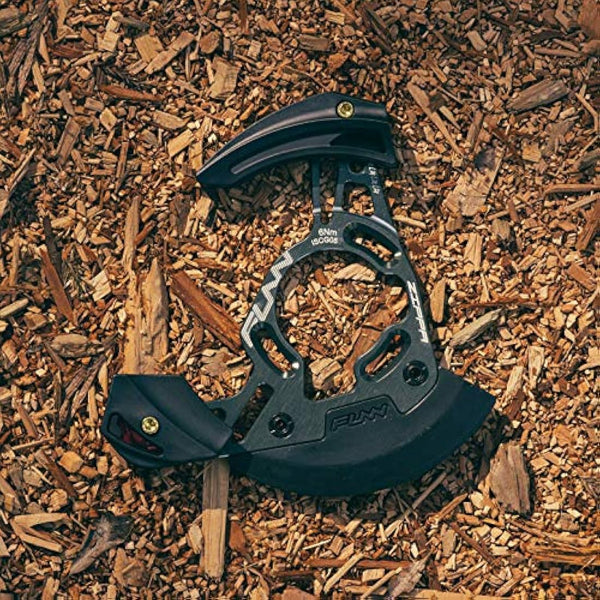 Funn Zippa DH Chain Guide, ISCG05 Interface, BSA Adapter Included, 32T-38T, Mountain Bike Chain Protector