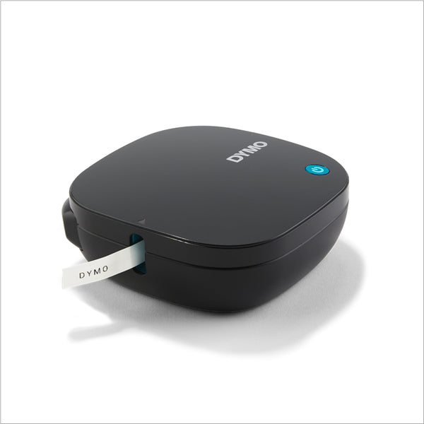 Dymo LetraTag 200B Bluetooth Label Maker | Compact Label Printer | Connects Through Bluetooth Wireless Technology to iOS and Android | Includes 1 White Paper Label Tape | Black