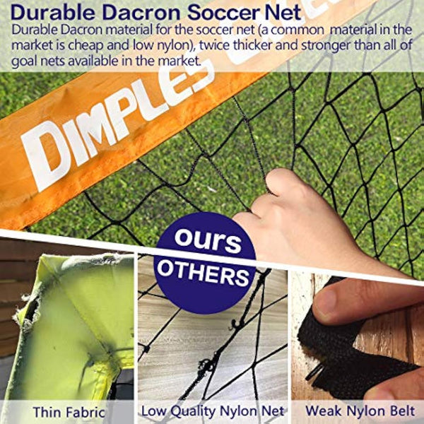 Dimples Excel Football Goal Net for Garden and Outdoor Football Training for Football Lovers