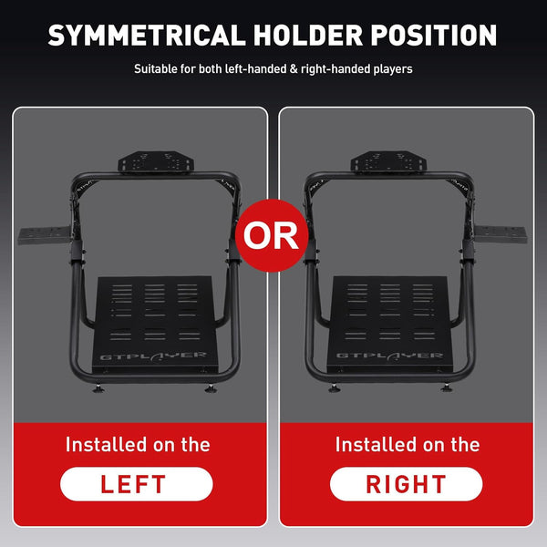 GTPLAYER Steering Wheel Stand, Height Adjustable Racing Wheel Stand Fit for for G25 G27 G29 G920, Foldable Driving Simulator