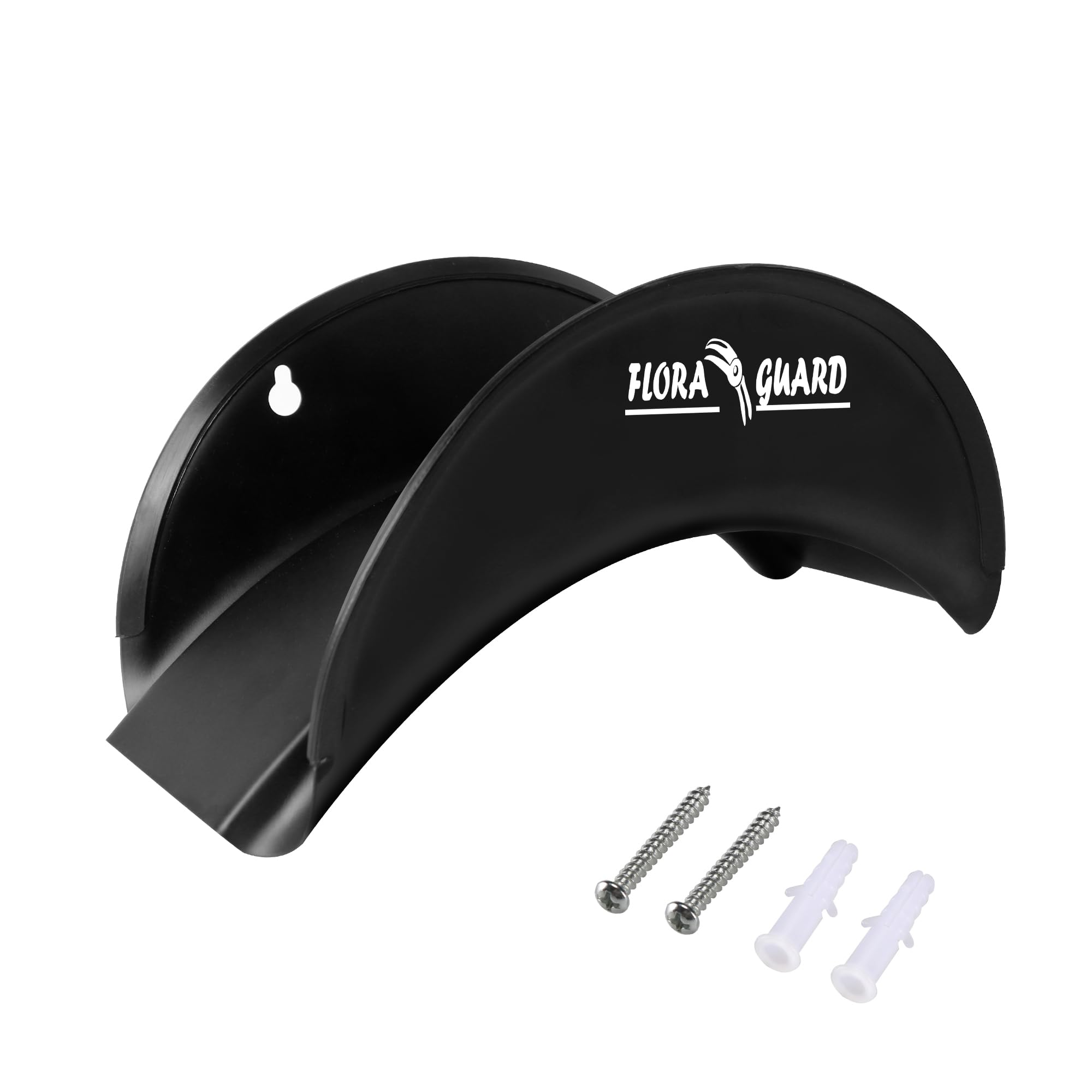 FLORA GUARD Garden Wall Mounted Hose Reel 20+2m, Heavy Duty Hose Reel Wall Mount, 9 Pattern Nozzle, Supplied with Nozzle, Fittings and Fixings