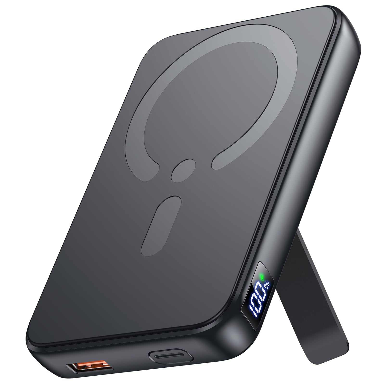 For Magsafe Power Bank, Portable Charger 12000mAh, 22.5W Fast Charging Battery Pack with USB-C Input & Output, LED Display for iPhone 16/15/14/13/12 Pro/Pro Max