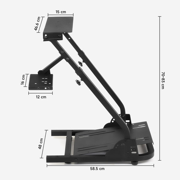 CO-Z Racing Wheel Stand Compatible with Logitech G27, G29, G920, Thrustmaster T300RS, T80, Adjustable Height for PS4, Xbox One, Series X|S, PC Gaming