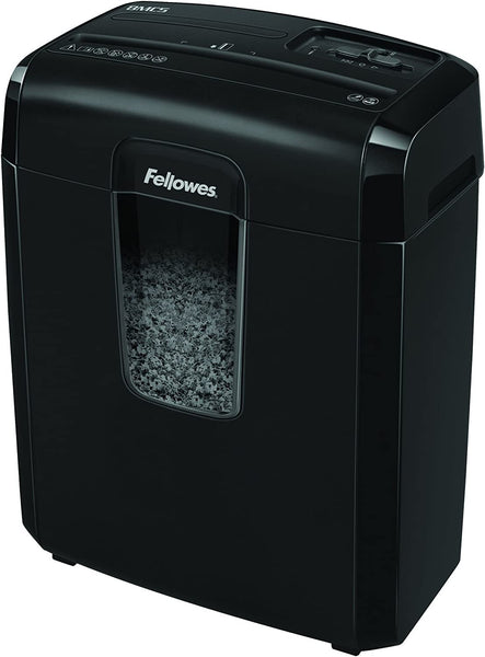 Fellowes Paper Shredder for Home Office Use - 9 Sheet Cross Cut Shredders Home Use - Shredder with 17L Bin & Safety Lock - Powershred LX50 - Shreds 31 Sheets in One Minute - High Security P4 - Black