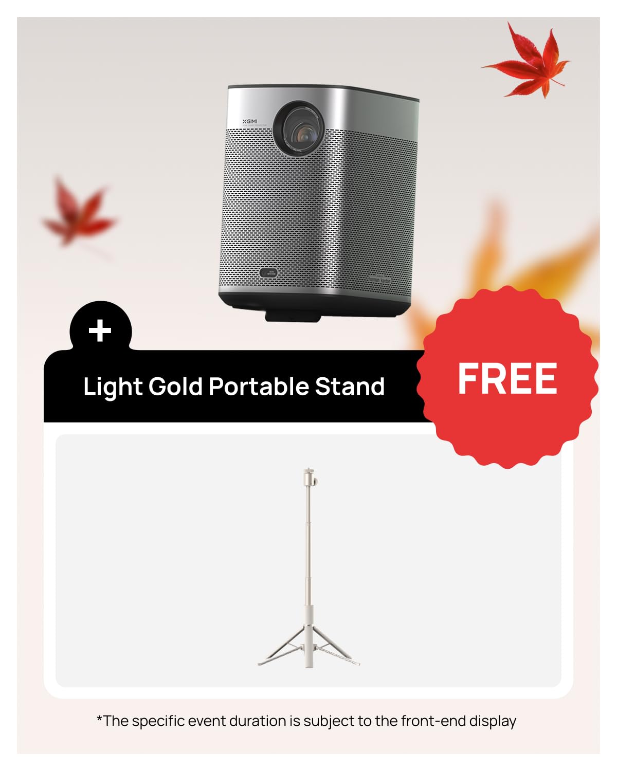 XGIMI Halo+ 1080P Portable Projector, 4K Input Supported, 700 ISO Lumens with Integrated Harman Kardon Speaker, Auto Focus&Keystone,ISA Technology, Android TV 10.0, Wireless Casting WiFi Bluetooth