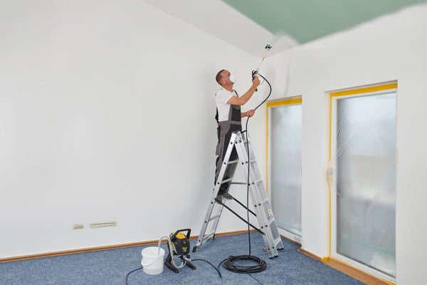 WAGNER Airless ControlPro 250M Paint Sprayer for interior and exterior wood, metal, wall and ceiling paints, covers 15 m² in 2 min, 110 bar, adjustable spray pressure, 9 m hose