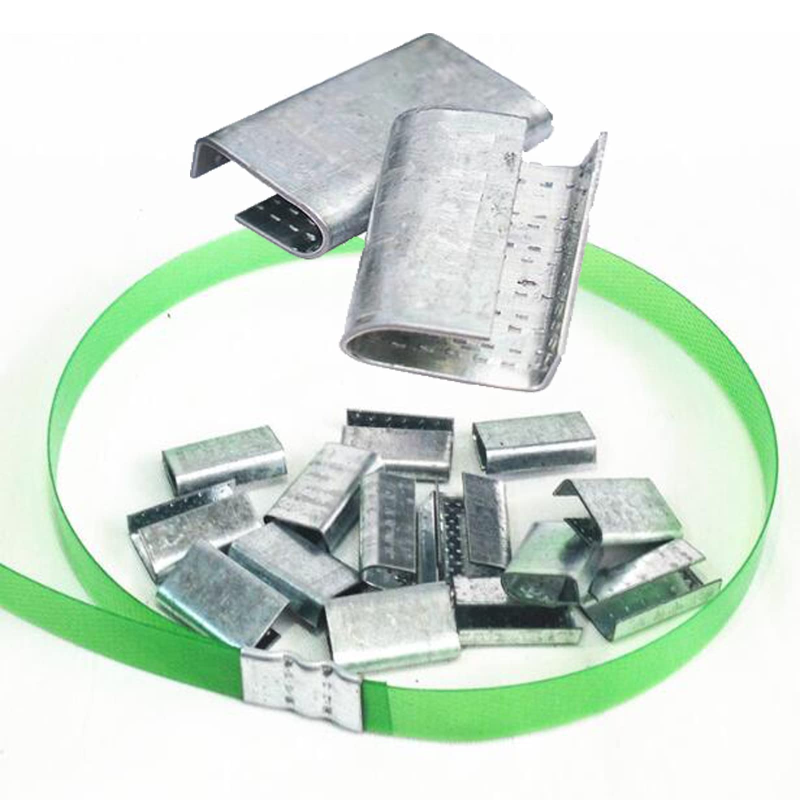 Complete Hand Pallet Packaging Strapping Kit with Tools, 200m PP Band, Metal Seals, and Edge Protectors for Secure Packing