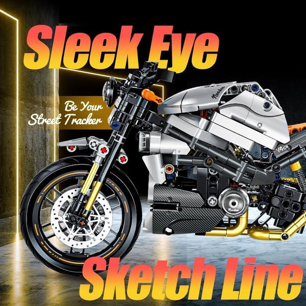 Motorcycle Building Blocks Toys, Motorbike Model Building Kit for Boys, 634 Pieces Construction Engineering Motorcycle Bricks, STEM Educational Toy, Gift for Adults and Kids