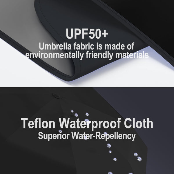Windproof Mini Travel Folding Umbrella - UPF 50+ Sun & Rain Protection, Small Compact Lightweight Design Fits in Pocket or Bag, Eco-Friendly Fabric Wallet Umbrella for Commuter, Men Women Boys Girls
