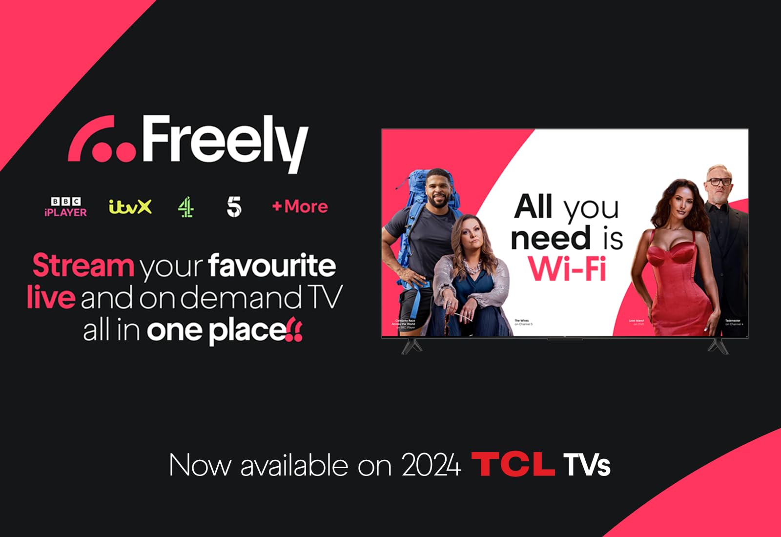 TCL 32SF540K 32-inch FHD Smart Television - HDR & HLG-Dolby Audio-DTS Virtual X/DTS-HD-Metal Bezel-less-Dual-band Wifi 5-with Fire OS 7 system