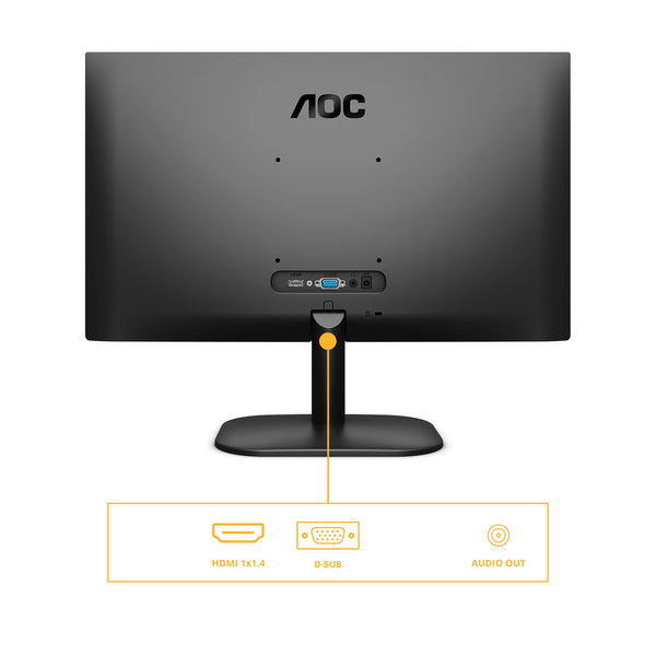 AOC 27B3CA2 - 27 Inch FHD Monitor, 100Hz, IPS, Speakers, USB-C Connectivity, FlickerFree, Adaptive Sync, LowBlue (1920 x 1080, 250 cd/m2, HDMI 1.4 / USB-C 65W Power delivery)