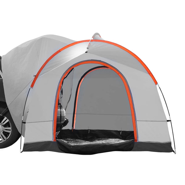 VEVOR Waterproof PU2000mm Spacious Double Layer Design, SUV Camping Tent with Shade Awning and Mesh Windows, Includes Rainfly and Storage Bag