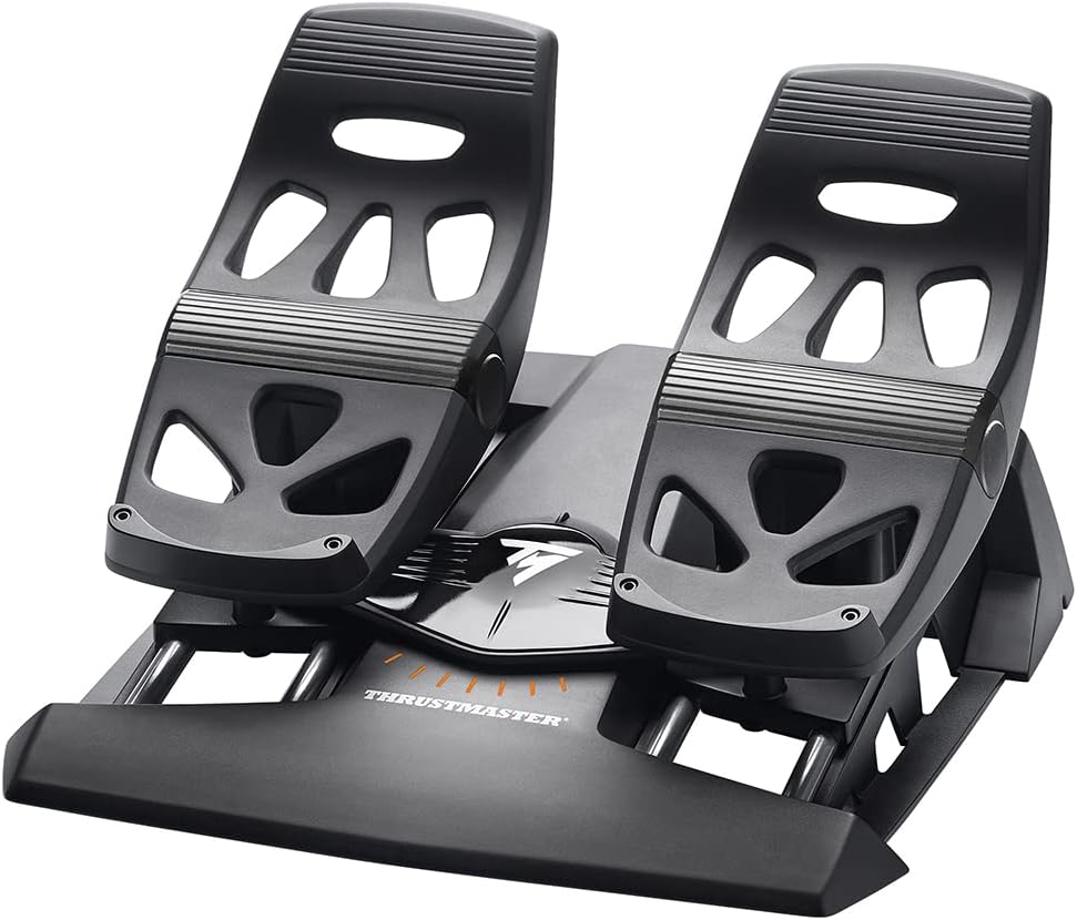 Thrustmaster TFRP T. Flight Rudder Pedals - Precise Rudder Control with S.M.A.R.T Technology for PC and PlayStation