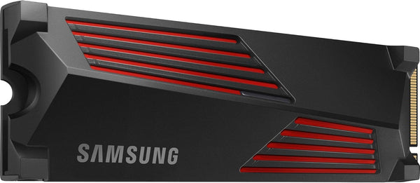 Samsung 990 PRO NVMe M.2 SSD, 2 TB, PCIe 4.0, 7,450 MB/s read, 6,900 MB/s write, Internal SSD, For gaming and video editing, MZ-V9P2T0BW