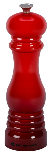 Le Creuset Classic Adjustable Pepper Mill Grinder, Chip-resistant ABS Plastic, Anti-Corrosion, 40g, 21 cm, Bamboo, 44001214080000