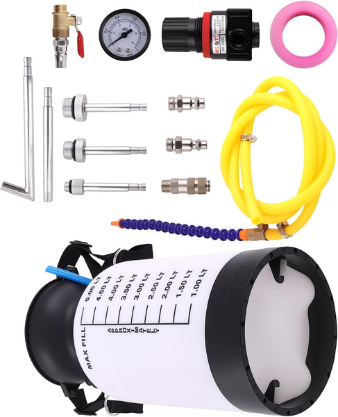 maXpeedingrods ATF Gearbox Oil Fluid Filling System Tool Kit for VW Audi 09G 01J CVT Benz 722.9 Transmission with Adapters