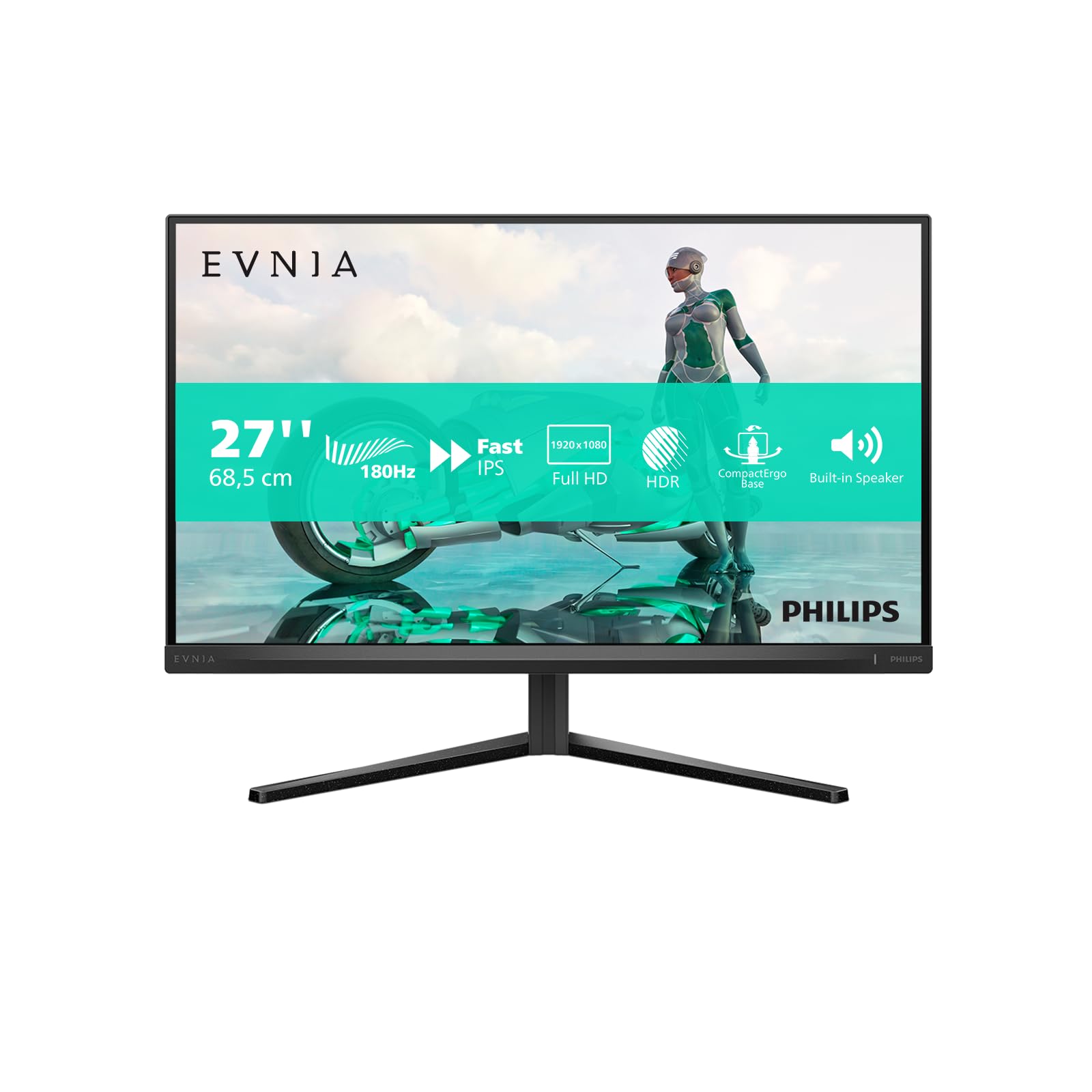 PHILIPS Evnia 32M2N6800M/00 computer monitor 80 cm (31.5") 3840 x 2160 pixels 4K Ultra HD LCD Black
