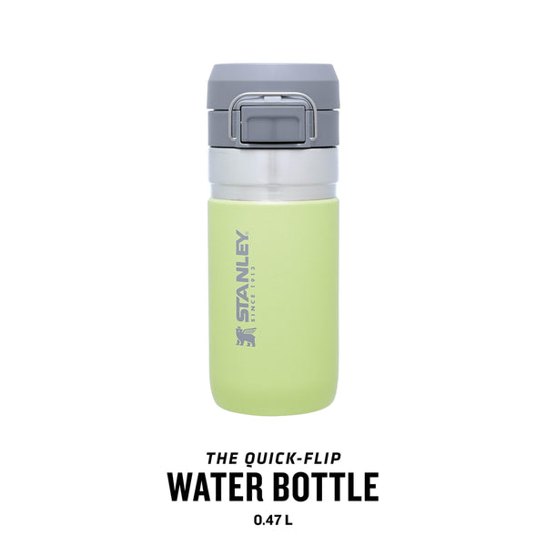 STANLEY Quick Flip Stainless Steel Water Bottle 0.47L - Keeps Cold For 7 Hours - Leakproof - BPA-Free Thermal Flask - Dishwasher Safe - Cup Holder Compatible