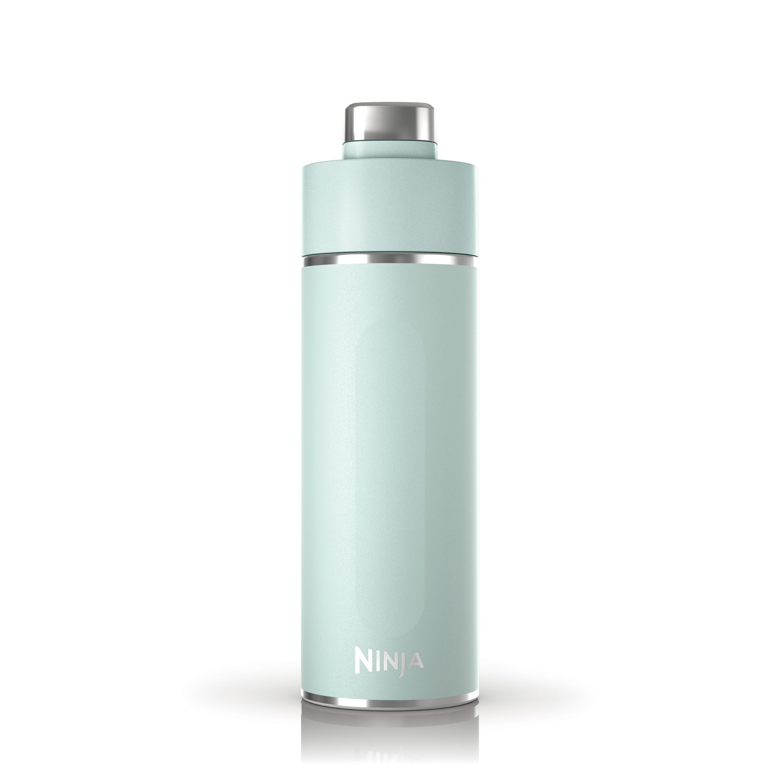 Ninja Thirsti Water Bottle and Flask 709 ML With Leak-Proof Lid, Designed For Carbonated, Hot & Cold Drinks, Ideal For Travel & Sports, Triple Insulated, Stainless Steel Bottle, Black, DW2401EUUKBK
