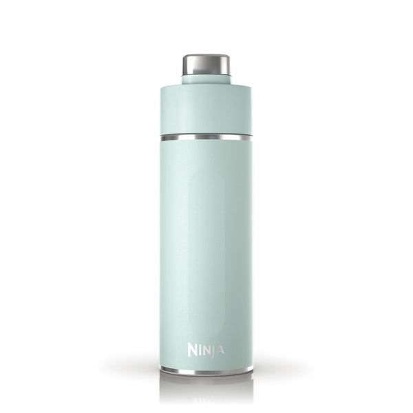 Ninja Thirsti Water Bottle and Flask 709 ML With Leak-Proof Lid, Designed For Carbonated, Hot & Cold Drinks, Ideal For Travel & Sports, Triple Insulated, Stainless Steel Bottle, Black, DW2401EUUKBK