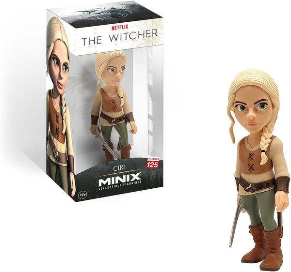 MINIX Bandai The Witcher Princess Ciri Model | Collectable Ciri Of Cintra The Witcher Figure | Bandai The Witcher Toys Range | Collect Your Favourite Witcher Figures | The Witcher Merchandise