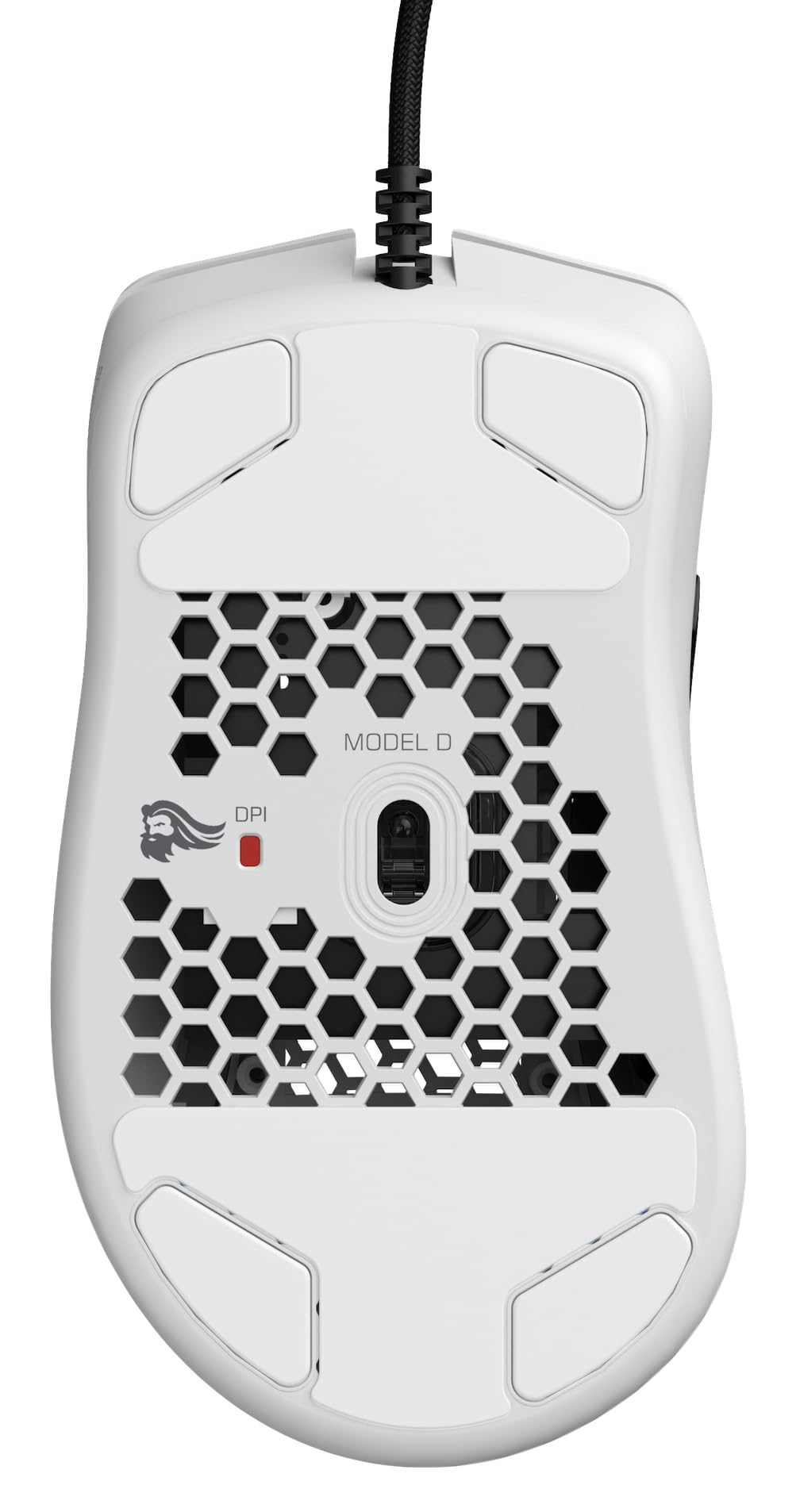 Glorious Gaming Model D Wired Gaming Mouse - 68g Superlight Honeycomb Design, RGB, Ergonomic, Pixart 3360 Sensor, Omron Switches, PTFE Feet, 6 Buttons - Matte Black