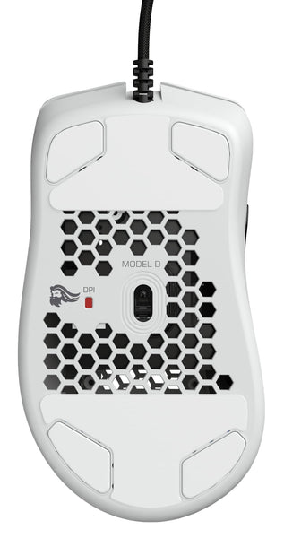 Glorious Gaming Model D Wired Gaming Mouse - 68g Superlight Honeycomb Design, RGB, Ergonomic, Pixart 3360 Sensor, Omron Switches, PTFE Feet, 6 Buttons - Glossy Black