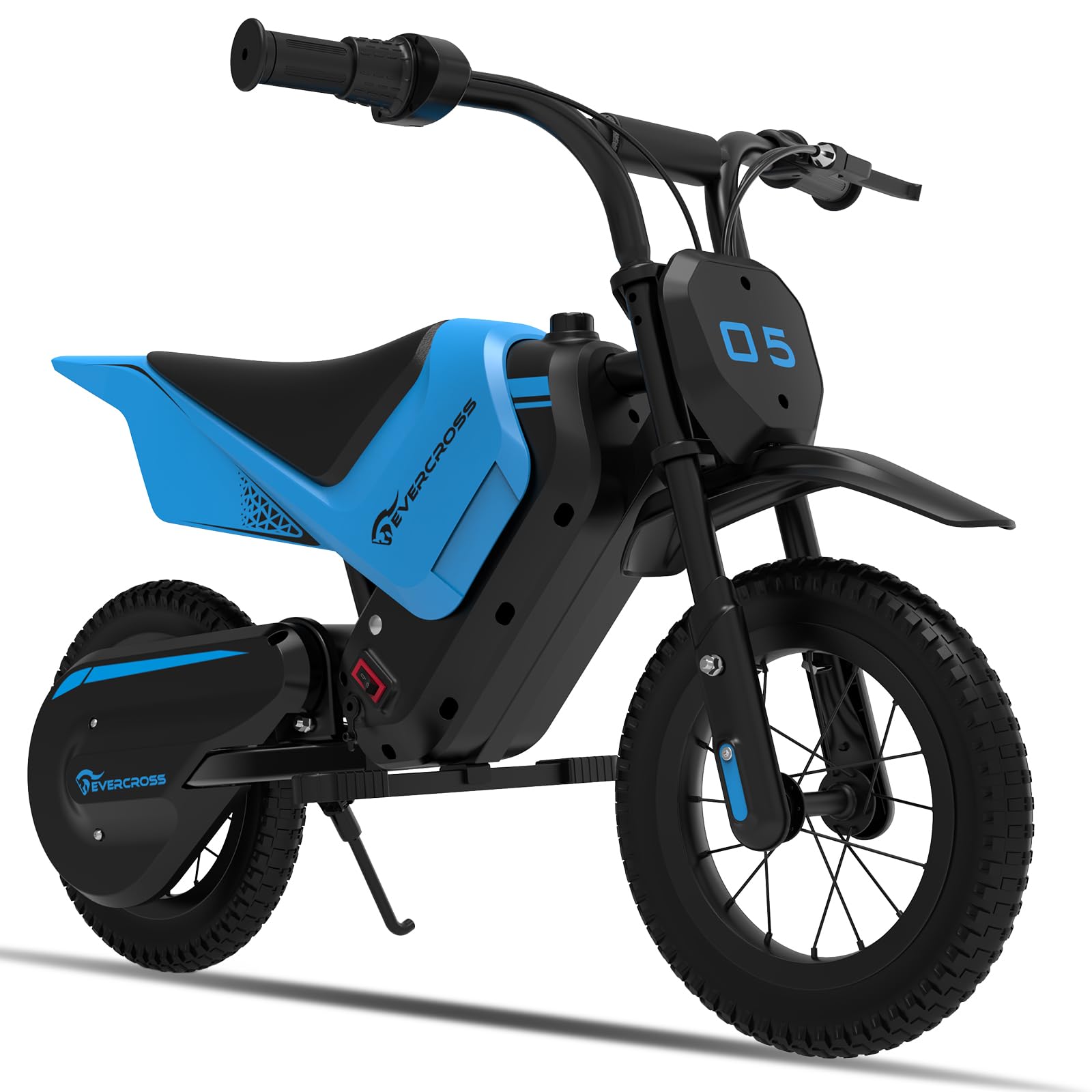 EVERCROSS EV05M Electric Motorcycle for Kids, 150W Kids Ride On Motorcycle, 8/16 km/h Speed Modes & 15 km Long-Range Electric Motorcycle, 12'' Moto Cross for Children Aged 3-12 Years
