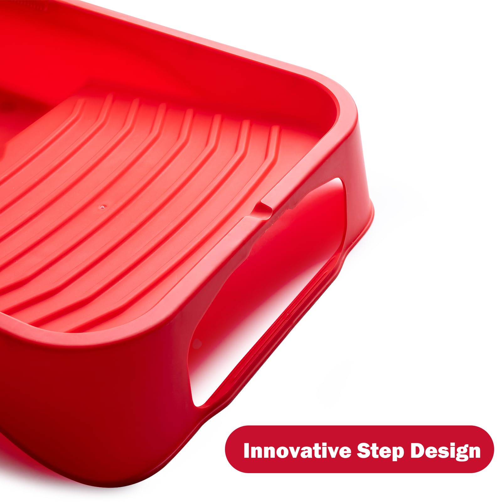 Mister Rui 10 pcs Paint Roller Set, 9" Microfiber Paint Rollers Kit, 9" Microfiber Paint Roller Set with Frame, Paint Rollers and Trays Set, Paint Brush for Walls & Ceilings