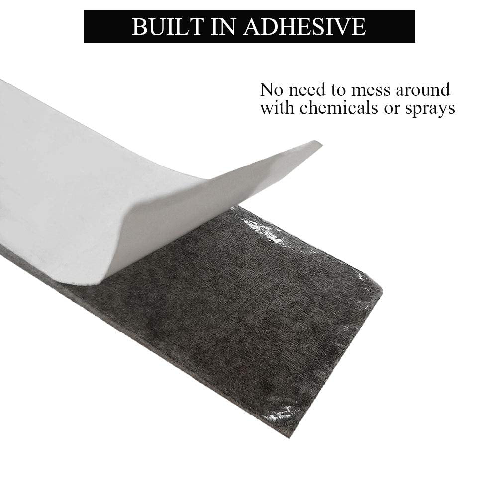 KAMaster High Temp Grill Gasket Replacement Fit Large/XLarge Big Green Egg BBQ Smoker Gasket Pre-Shrunk Accessories Self Stick Felt 14ft Long, 7/8"