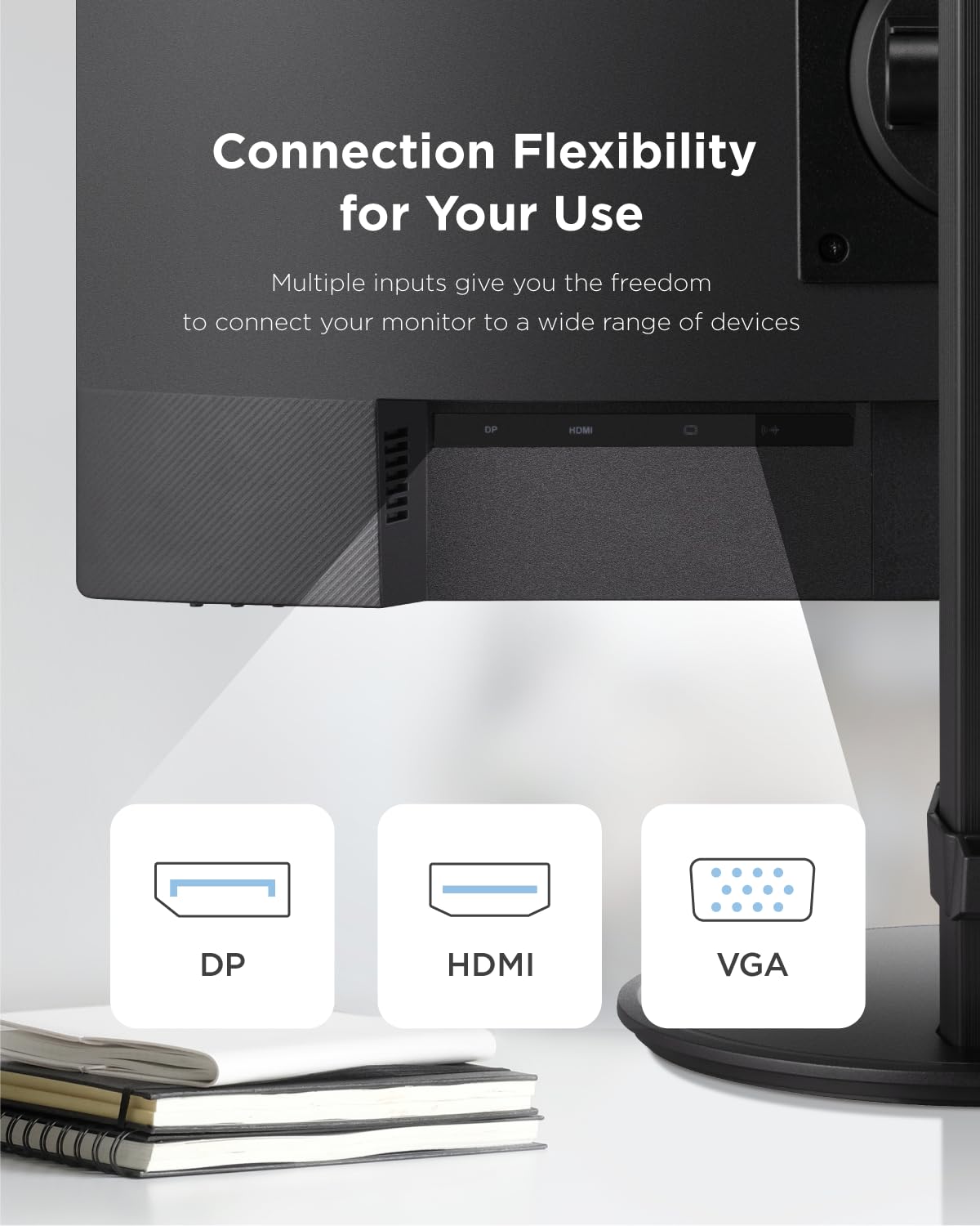 ViewSonic VA3209-2K-MHD 32-inch 2K QHD IPS Monitor, 75Hz VRR, HDR10, with HDMI, DisplayPort, Integrated Speakers