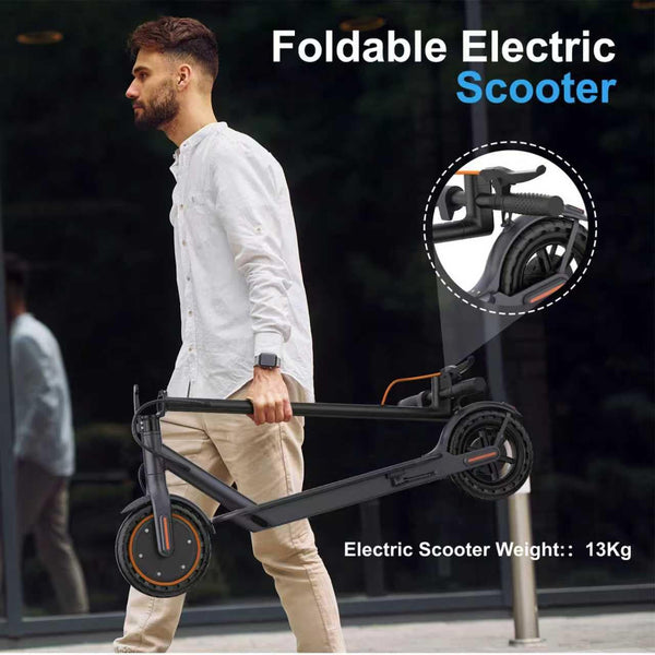 Electric Scooter, Electric Scooter Adult 350W with 25-35KM Range, Max Speed 25KM/H, 8.5" Solid Tire, Double Braking System for Adults and Teens