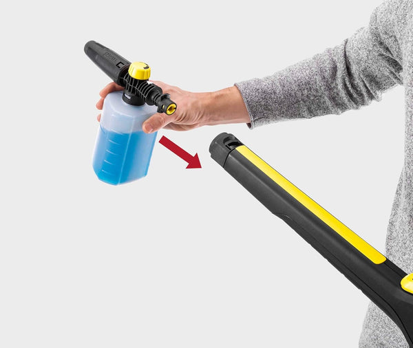 Kärcher K 5 Power Control Pressure Washer, pressure: max. 145 bar, flow rate: 500 l/h, area coverage: 40 m²/h, water filter, weight: 13 kg, high-pressure hose and gun, dirt blaster, spray lance