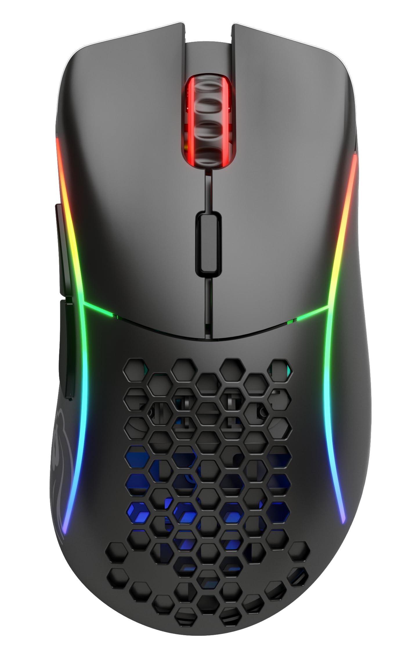 Glorious Gaming Model D Wireless Gaming Mouse - 69g Superlight, Lag Free 2.4Ghz Wireless, Up To 71 Hour Battery, RGB, BAMF Sensor, Ergonomic, 6 Buttons - White