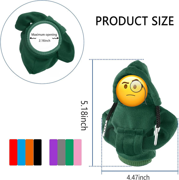 Car Gear Shift Cover,Vivid Gear Shift Knob Hoodie for Car Decorations & Protections,Universal Car Interior Accessories Stick Shift Cover Fits Car Truck SUV (Green)