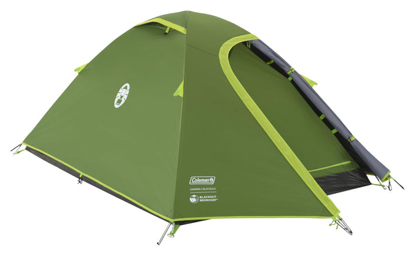 Coleman Tent Darwin 2-4 Person | Compact Lightweight Dome Tent | Models with Darkened Bedroom | Camping, Festival and Hiking Tent | 4500mm Waterproof | with Sewn-in Groundsheet