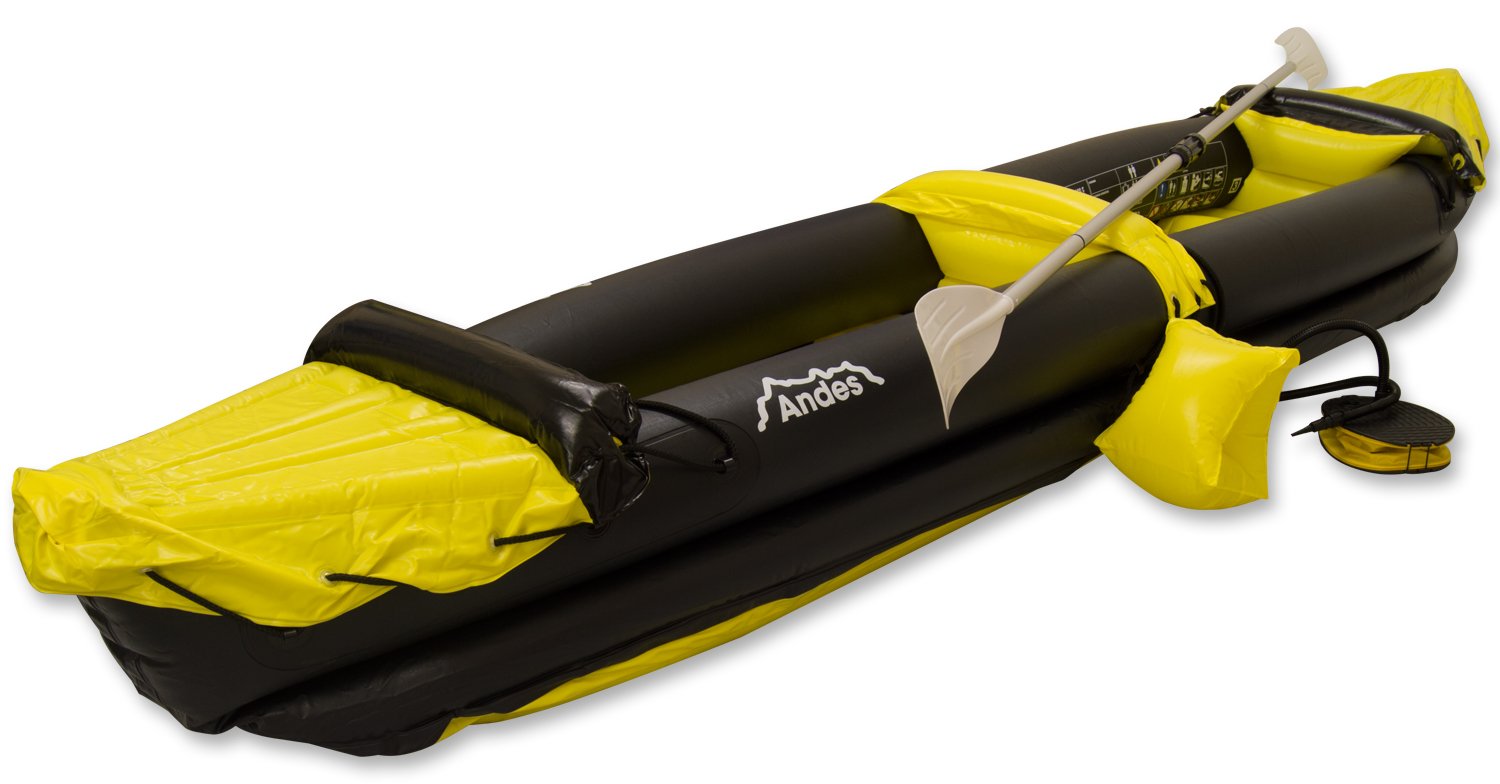 Andes Inflatable/Blow Up Two Person Kayak/Canoe With Paddle Water Sports