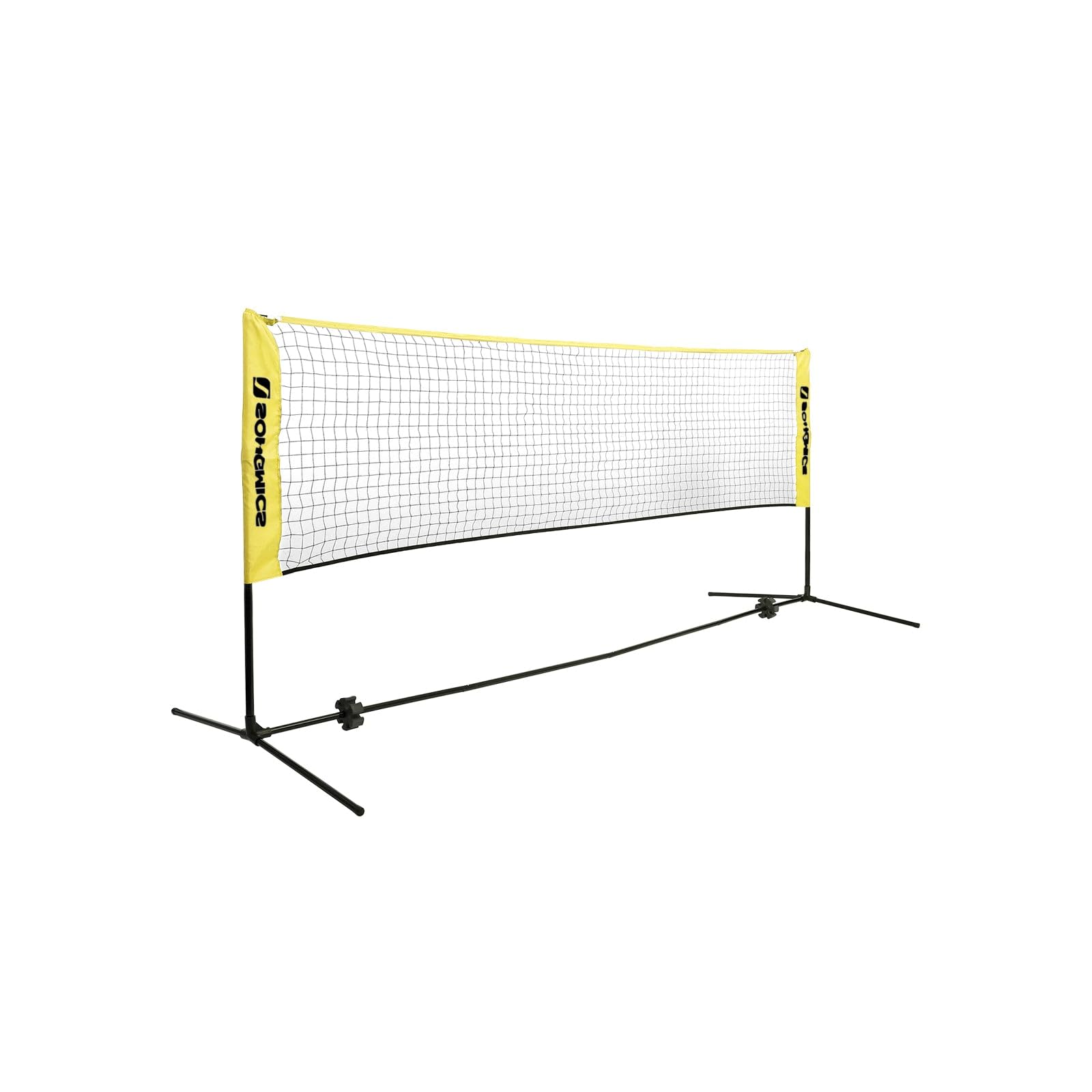 SONGMICS 3 m Badminton Net, Volleyball Net, Adjustable Poles Height, Portable Set for Tennis