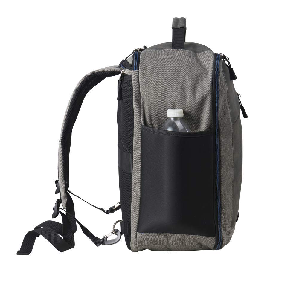 Cabin Max Manhattan 20L Underseat Backpack - 40x20x25 for Ryanair Cabin Bag with Padded Tech Pocket, Lockable Compartment & Versatile Straps - Stylish Travel Companion for Airlines