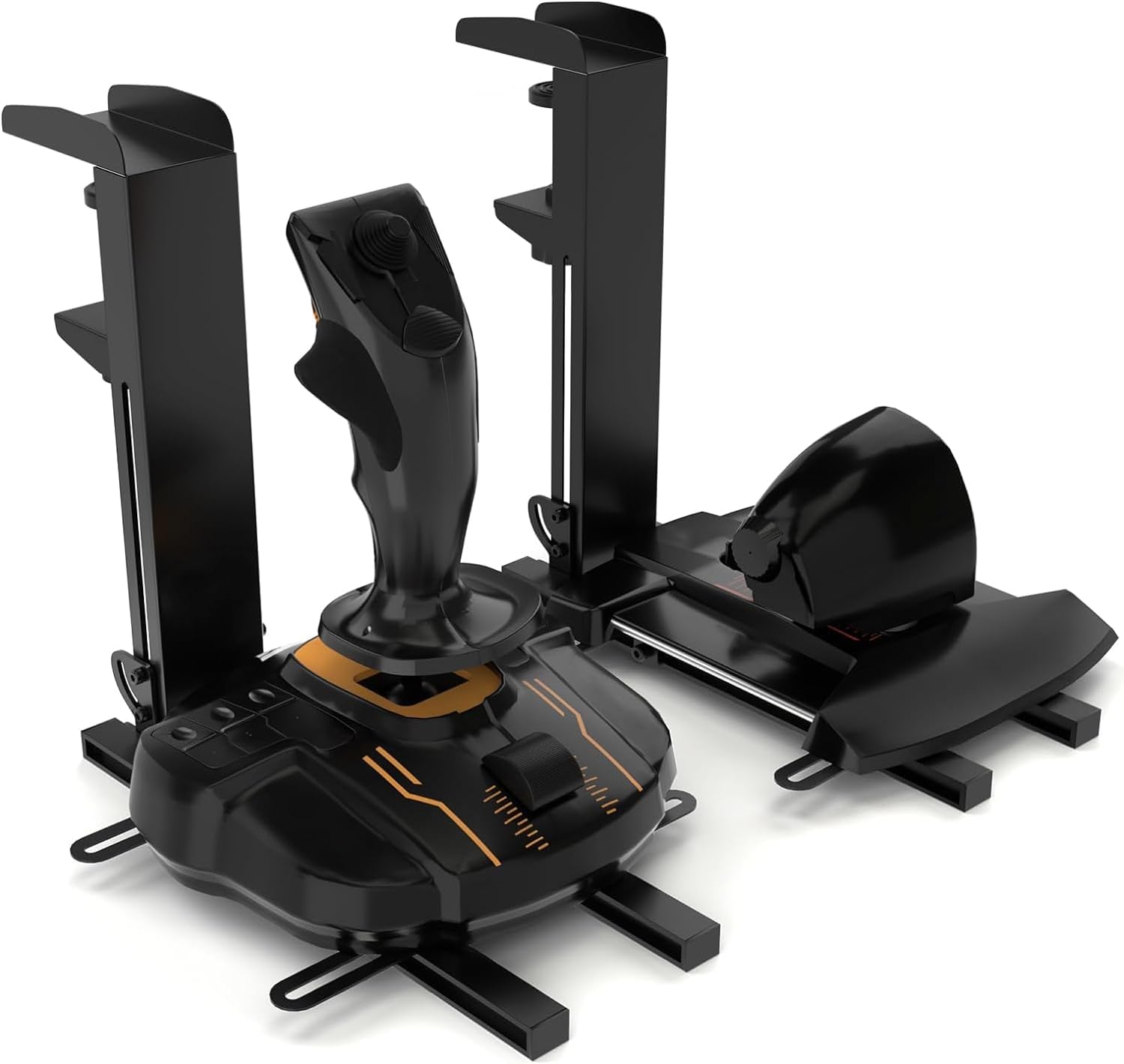 DIWANGUS UK 2-PACK Hotas Desk Mount, Joystick Mount for Flight Sim Game, Suitable for Thrustmaster T16000M FCS/TCA/T.Flight HOTAS 1/4, Logitech G X52/X52 Pro/X56