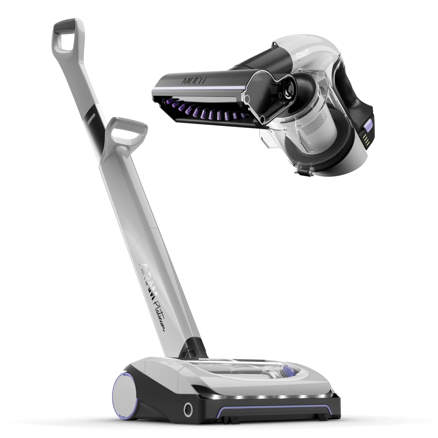 Gtech System, Airram MK2 + Multi MK2 Cordless Vacuum Cleaner Bundle, Combined 60 Mins Runtime