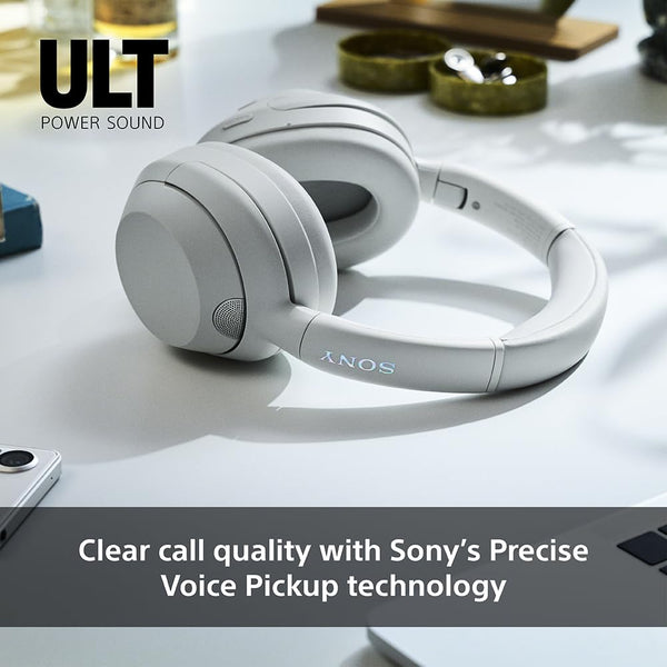 Sony ULT WEAR - Wireless Noise Cancelling Headphones, ULT POWER SOUND, Ultimate Deep Bass, Same Processor as WH-1000XM5, Clear Calls, 30hr Battery, IOS & Android - Black