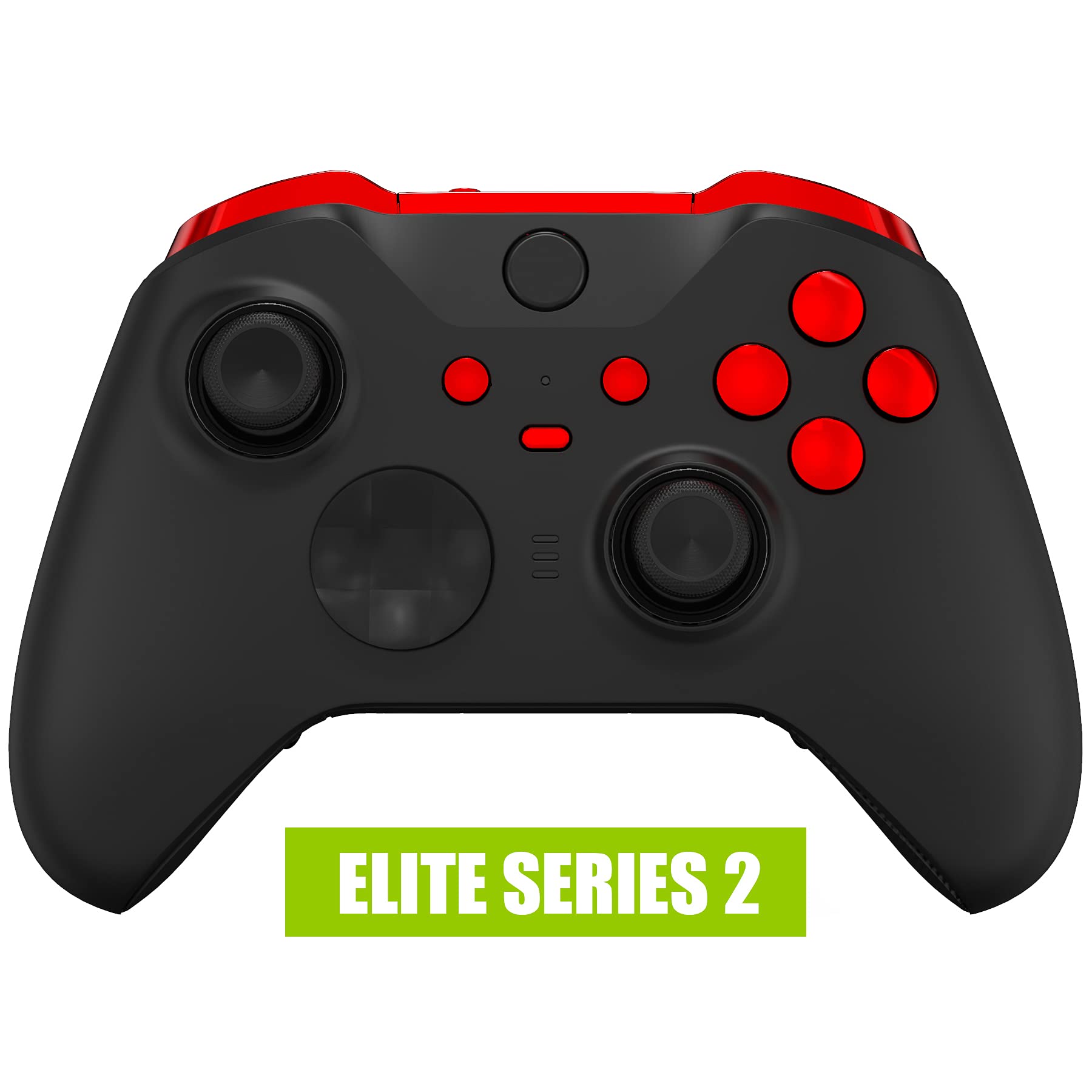 eXtremeRate Chameleon Purple Blue Buttons for Xbox One Elite Series 2 Controller, LB RB LT RT Bumpers Triggers ABXY Start Back Sync Profile Switch Keys for Xbox Elite Series 2 Core Controller