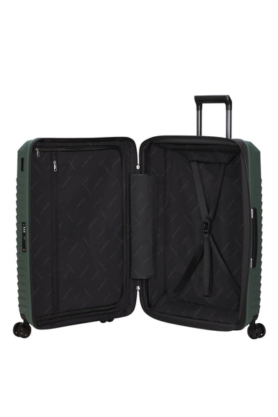 Samsonite Intuo - Spinner M, Expandable Suitcase, 69 cm, 79/87 l, Black (Black)