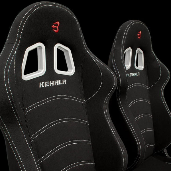 Pair of Barbarian Reclining Bucket KEHALA Racing Seats Black, Track, Race, Drift