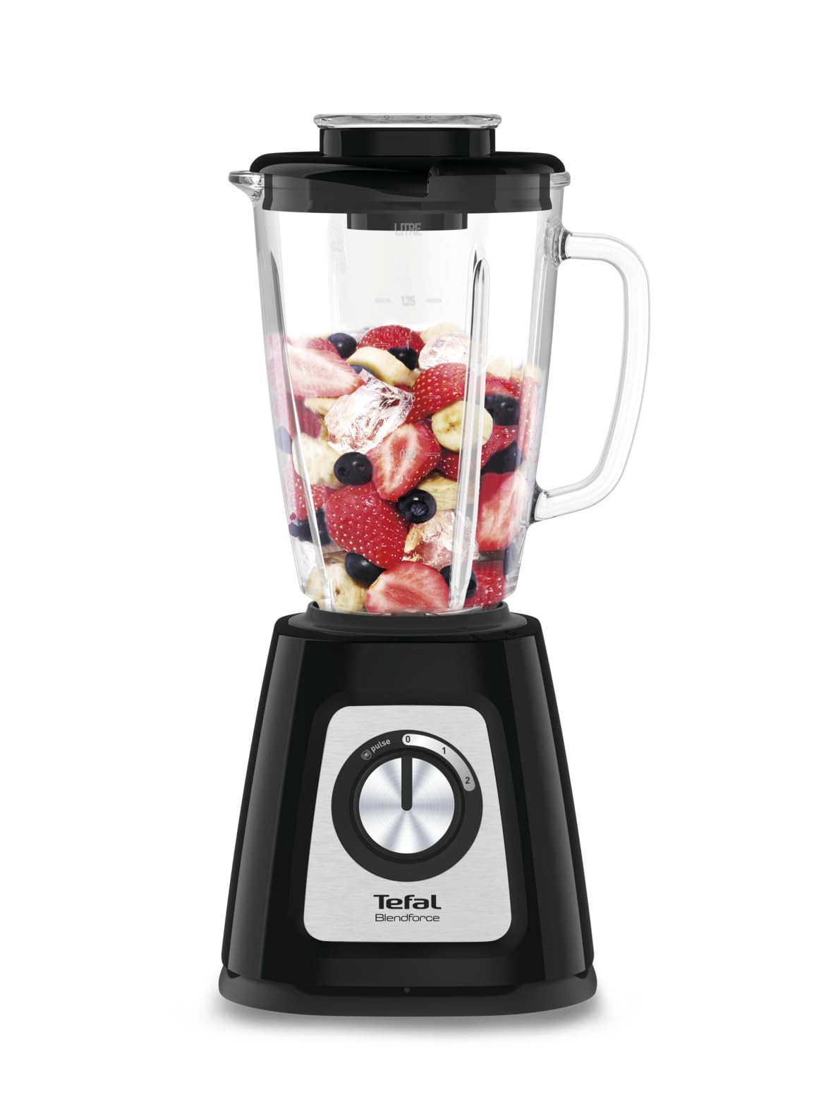 Tefal Blend Up Powerful Mini Blender, Quiet Mode, 8 Auto Programmes, Auto Cleaning Programme, 2 Durable Bottles 0.7L & 0.4L, Smoothies, Protein Shakes, Cocktails, Ice Crush, Hummus, 6 Blades BL19H4G0