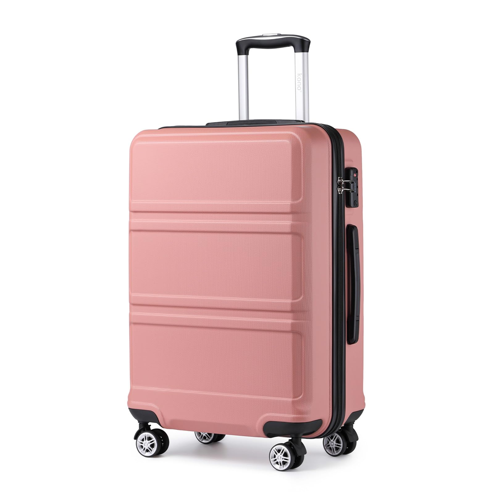 Kono Fashion Hand Luggage Lightweight ABS Hard Shell Trolley Travel Suitcase
