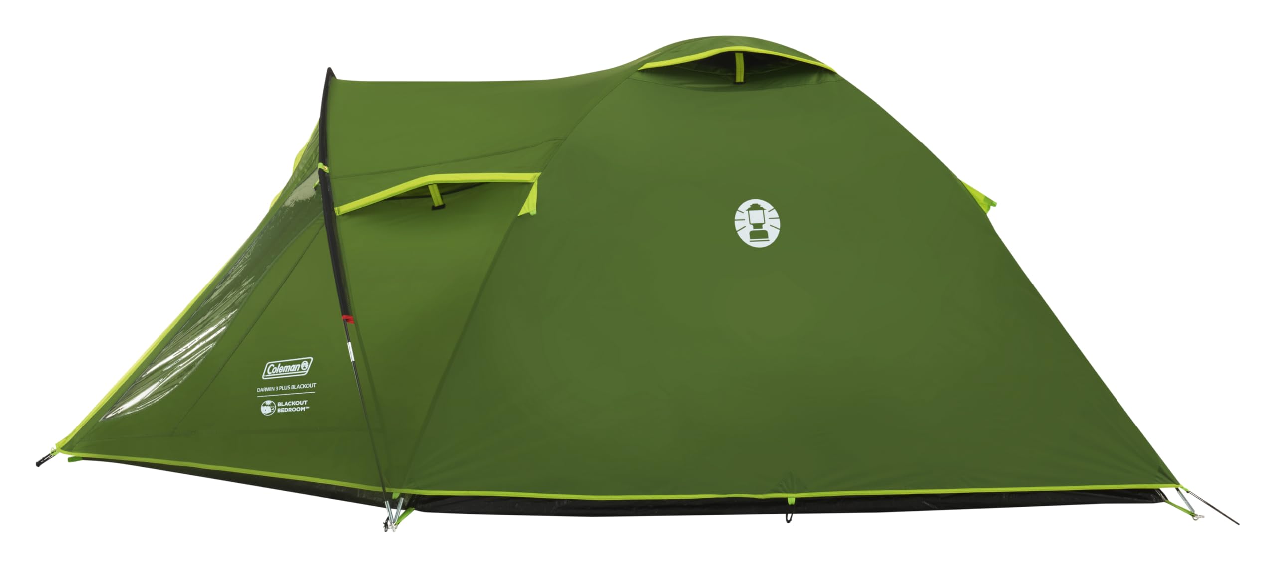 Coleman Tent Darwin 2-4 Person | Compact Lightweight Dome Tent | Models with Darkened Bedroom | Camping, Festival and Hiking Tent | 4500mm Waterproof | with Sewn-in Groundsheet