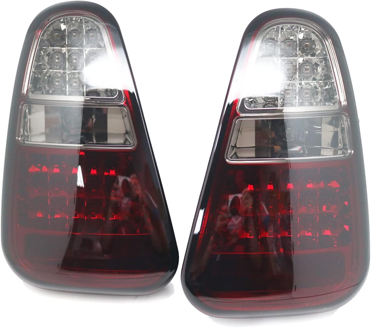GAZOZ PERFORMANCE LED Tail Lights Rear Lamps W reverse compatible with 04-08 Cooper R50 R52 R53 - Smoked